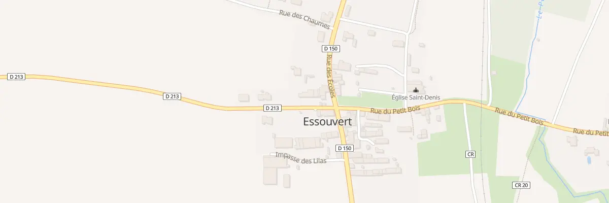 Plan du 4 Rue de la Fayolle - St Denis à Essouvert