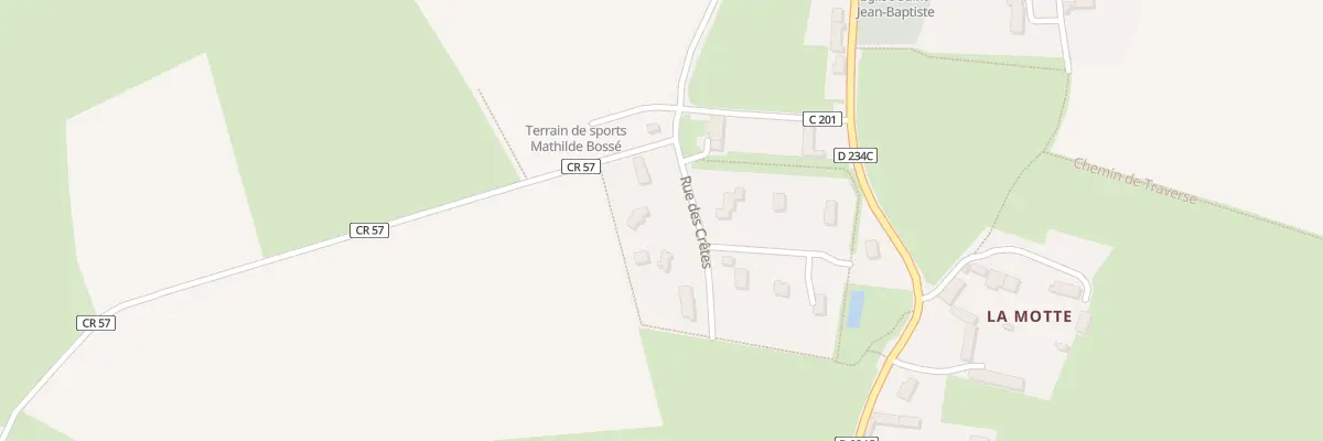 Plan du 2 Rue des Crêtes à Thury-Harcourt-le-Hom