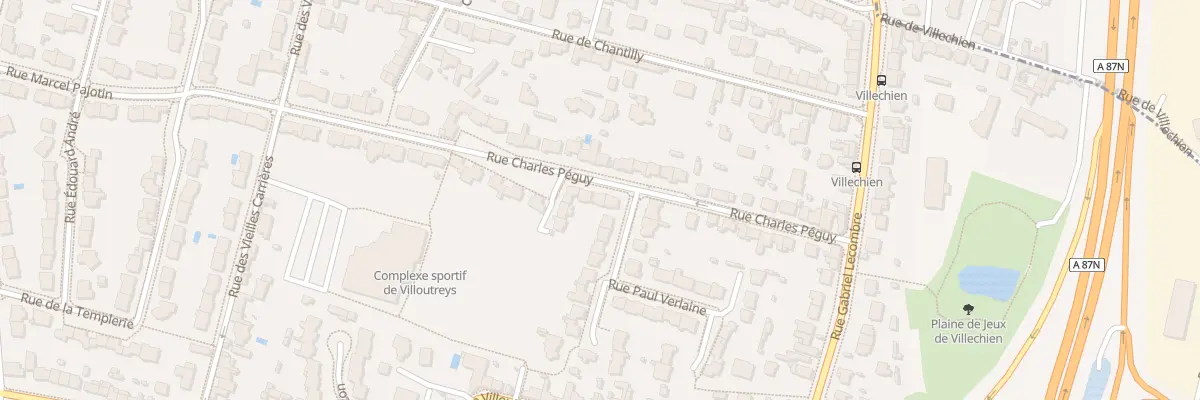 Plan du 27 Rue Charles Péguy à Angers