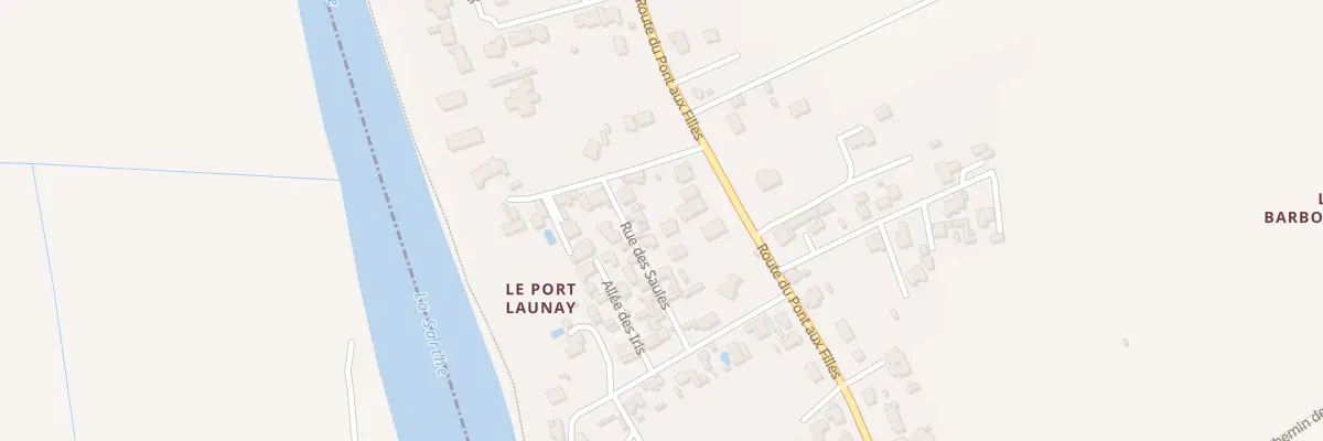 Plan du 10 Rue du Port Launay à Écouflant
