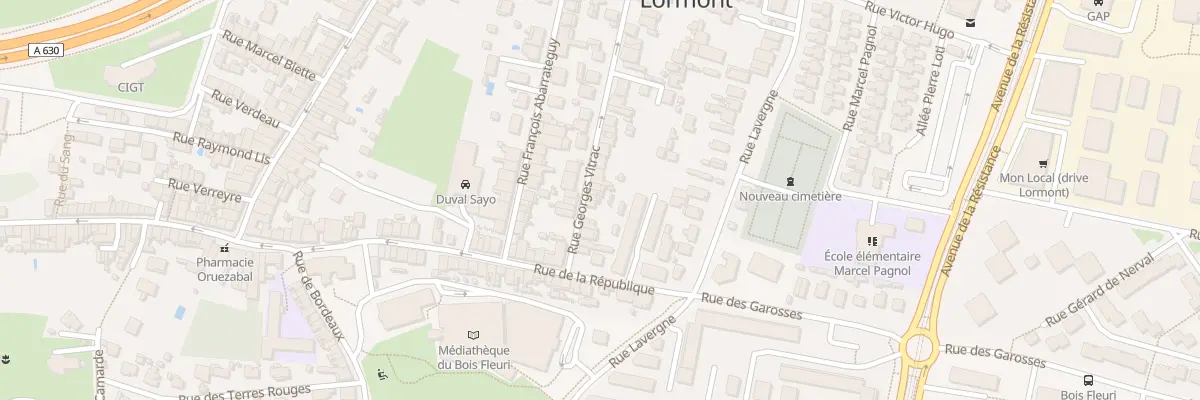 Plan du 15 Rue Georges Vitrac à Lormont