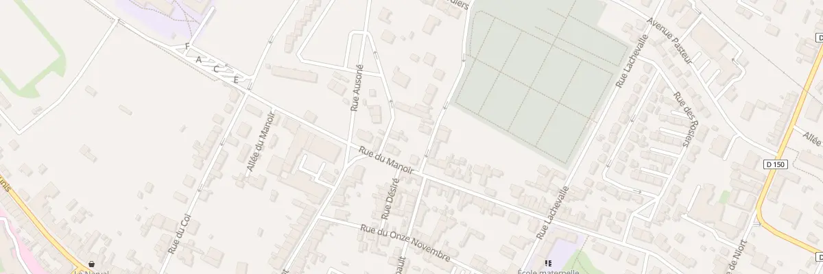 Plan du 64 Rue du Manoir à Saint-Jean-d’Angély