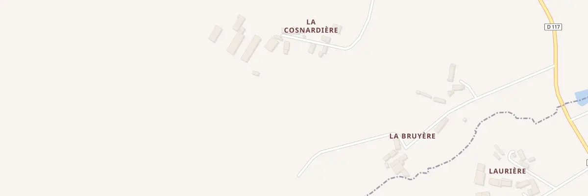 Plan du 1 La Cosnardiere Le Housseau au Housseau-Brétignolles