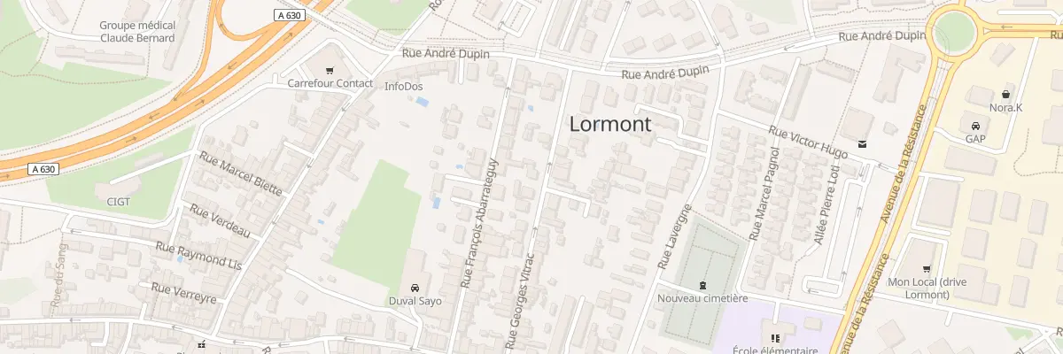 Plan du 36 Rue Georges Vitrac à Lormont