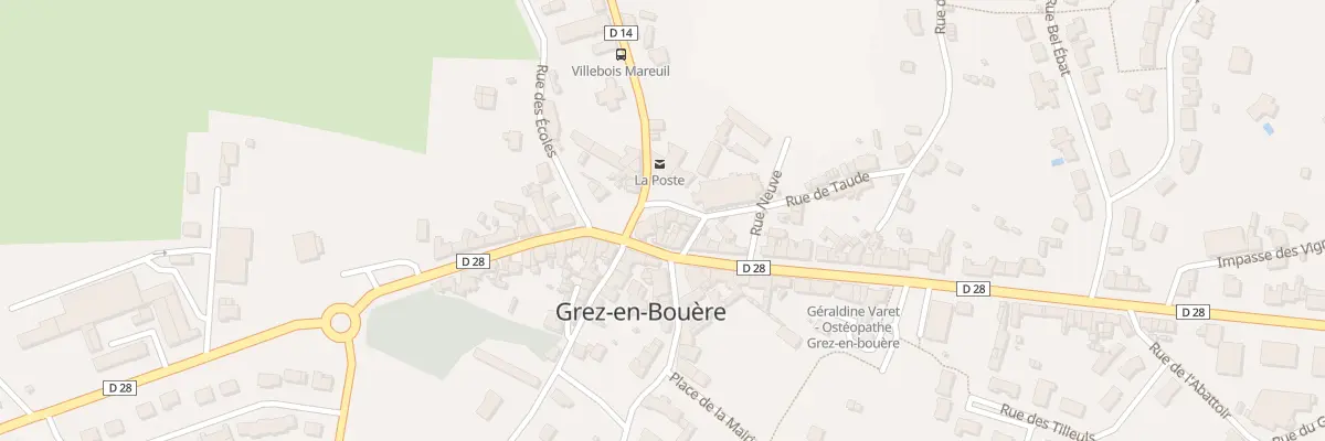 Plan du 2 Rue de Taude à Grez-en-Bouère