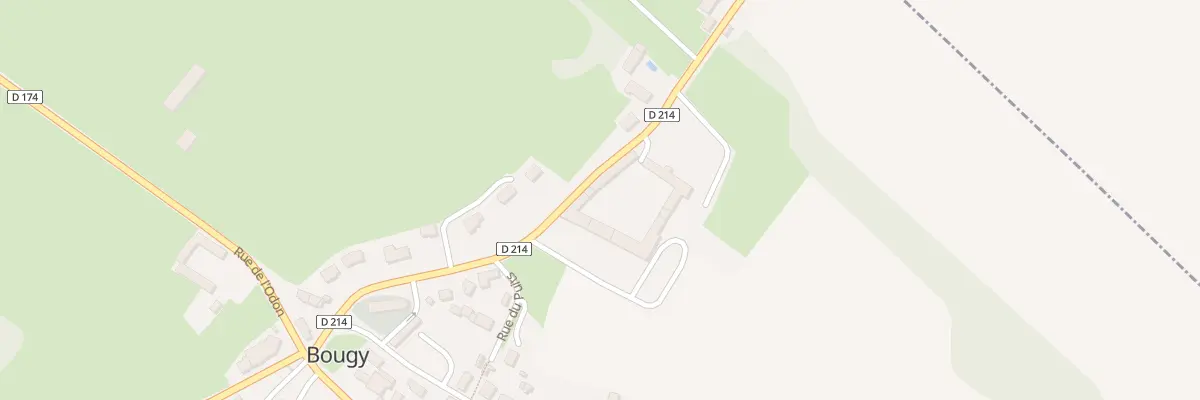 Plan du 6B Rue du Château à Bougy
