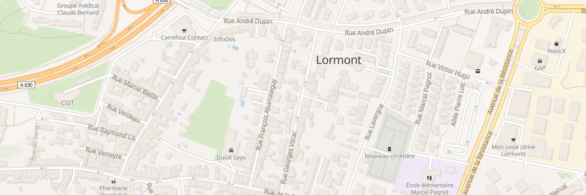Plan du 34 Rue Georges Vitrac à Lormont