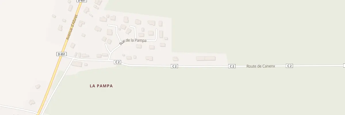 Plan du 335 Rte de Canenx à Cère