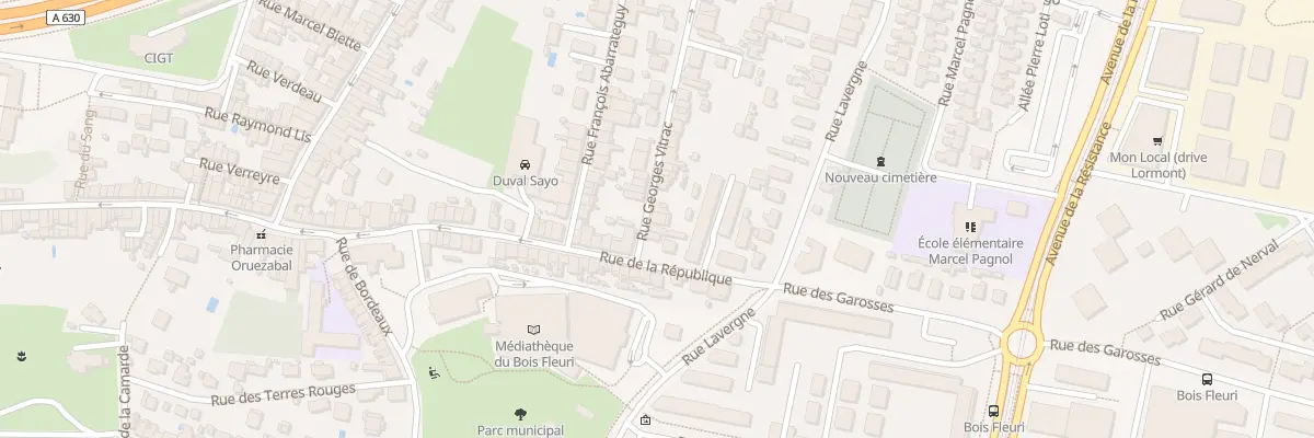 Plan du 7 Rue Georges Vitrac à Lormont