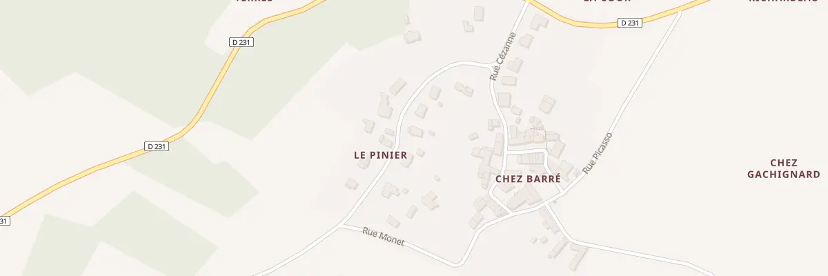 Plan du 15 Rue Renoir à Écoyeux