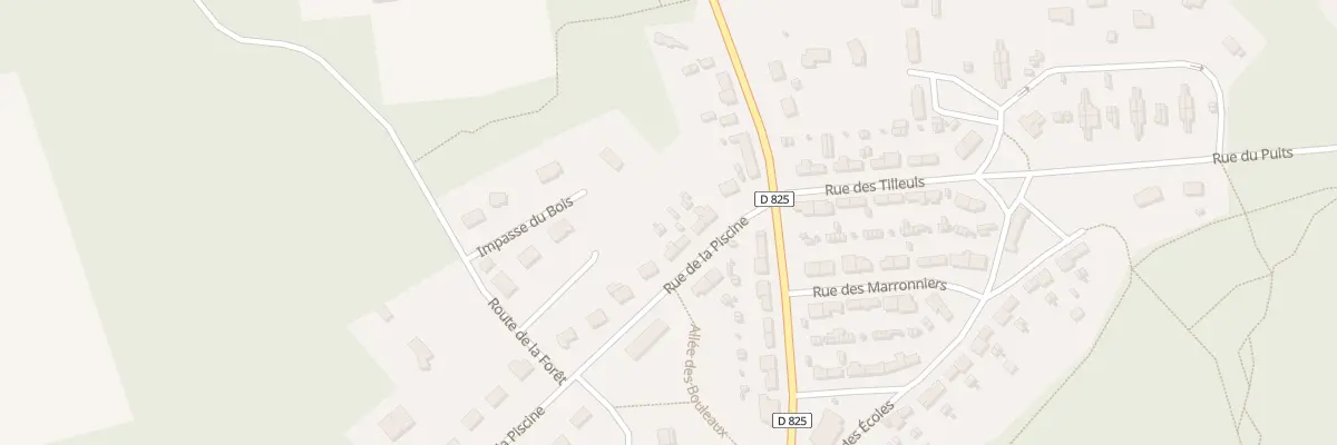 Plan du 6 Rue de la Piscine à La Ferrière-aux-Étangs