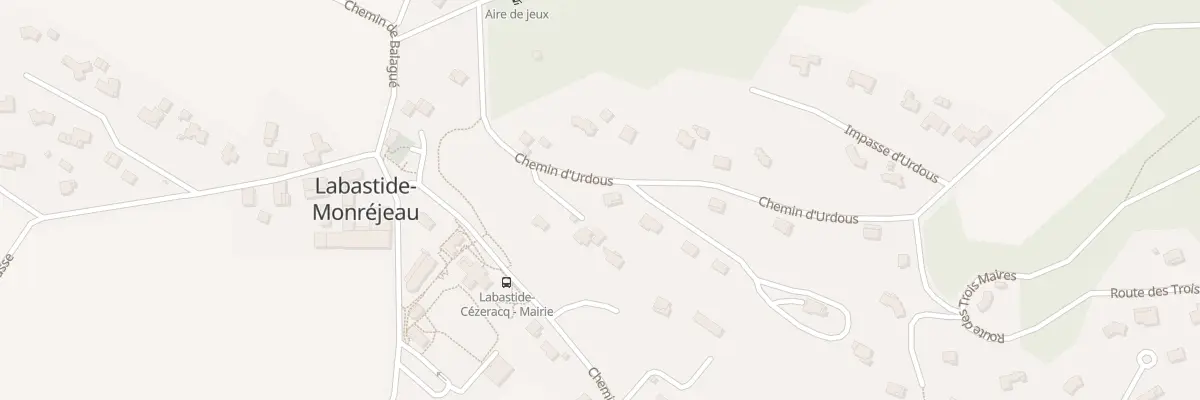Plan du 2 Imp des Chênes à Labastide-Monréjeau