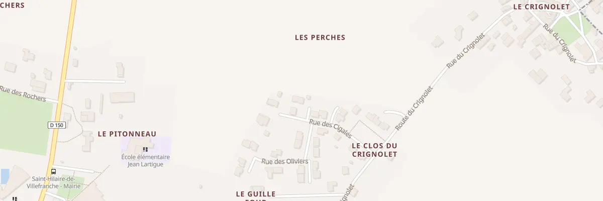 Plan du 18 Rue des Cigales à Saint-Hilaire-de-Villefranche