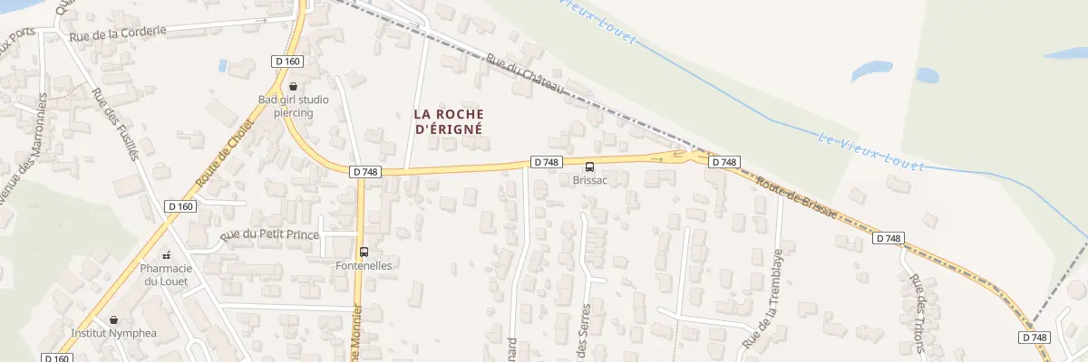 Plan du 1 Rue François Ménard à Mûrs-Erigné
