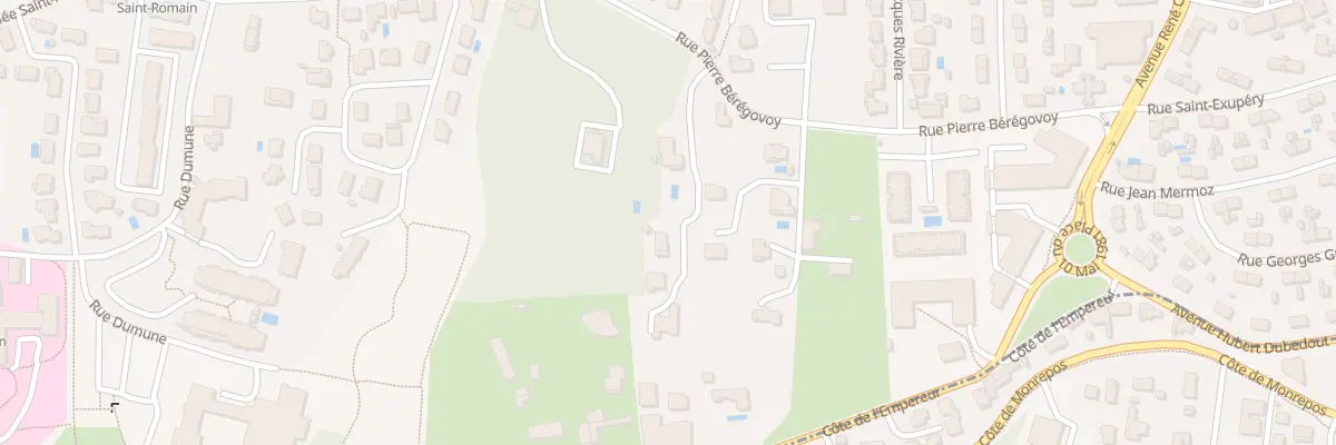 Plan du 22 Rue Pierre Bérégovoy à Cenon