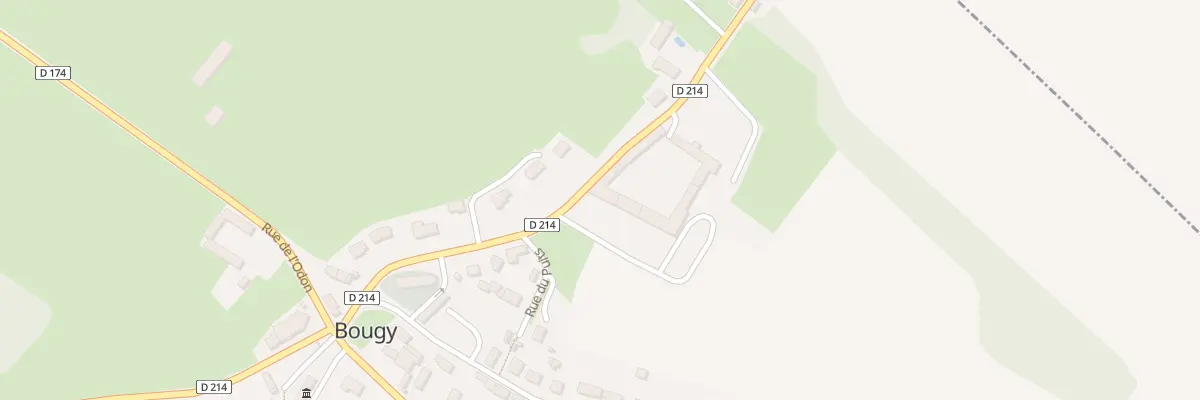 Plan du 6T Rue du Château à Bougy
