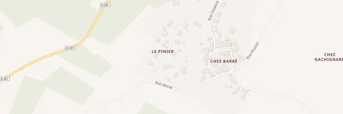 Plan du 17 Rue Renoir à Écoyeux