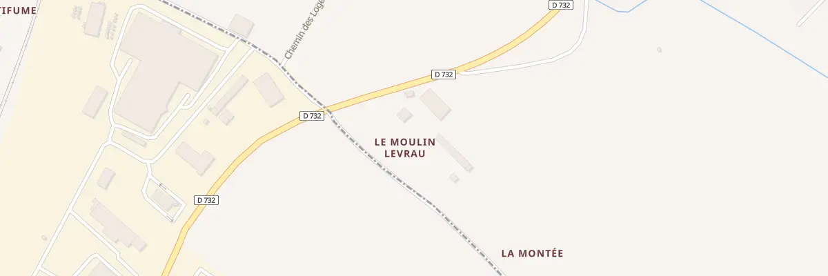 Plan du 2 Rte de Cognac à Bougneau