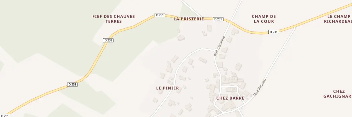 Plan du 12 Rue Renoir à Écoyeux