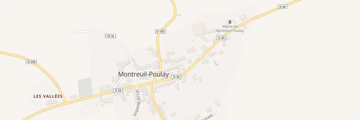 Plan du 51 Chem des Charrons à Montreuil-Poulay