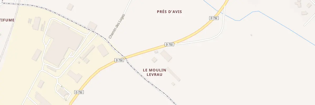 Plan du 4 Rte de Cognac à Bougneau