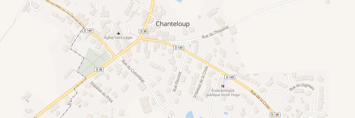 Plan du 2 Rue Fleuriot à Chanteloup