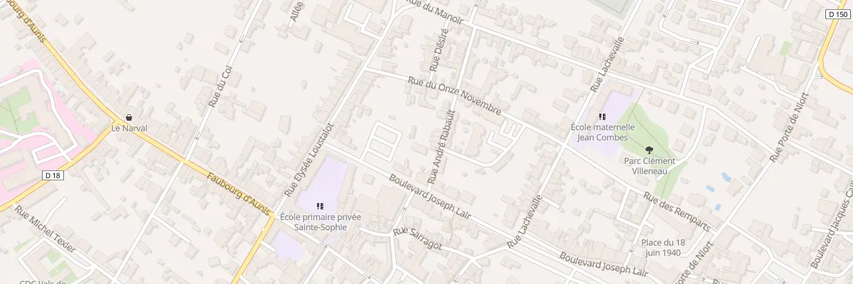 Plan du 3 Rue André Rabault à Saint-Jean-d’Angély