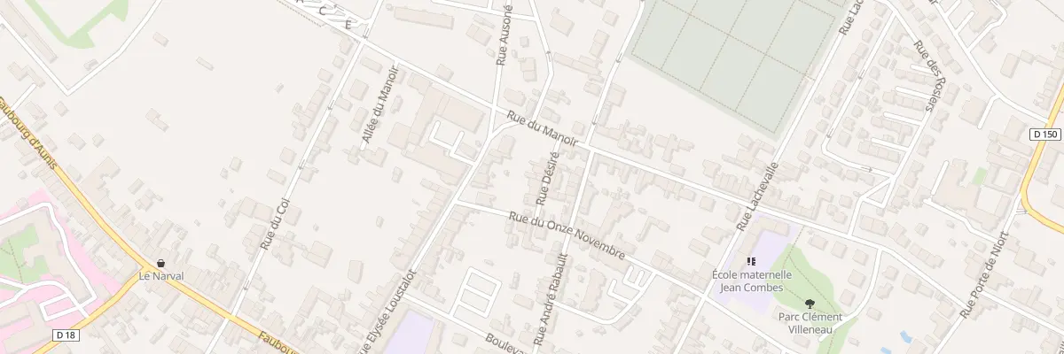 Plan du 11 Rue Désiré à Saint-Jean-d’Angély