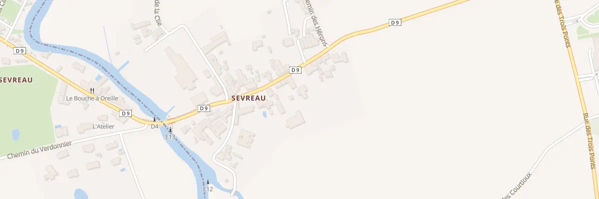 Plan du 11 Av de Sevreau à Niort