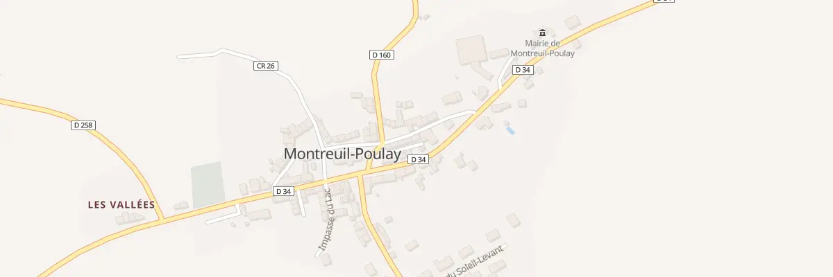 Plan du 34 Che des Charrons à Montreuil-Poulay