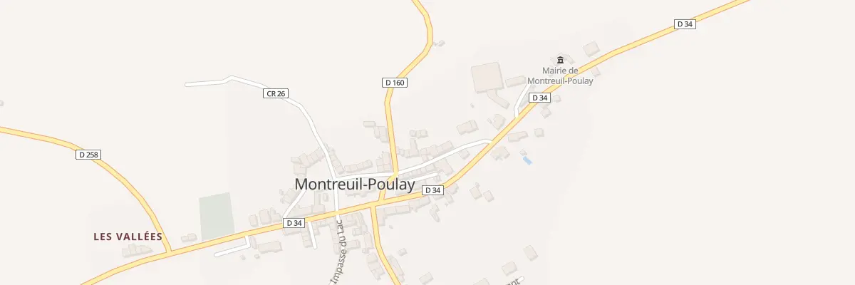 Plan du 25 Imp des Jardins à Montreuil-Poulay
