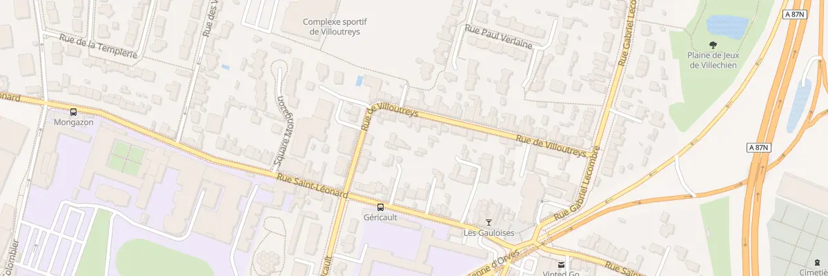 Plan du 32 Rue de Villoutreys à Angers