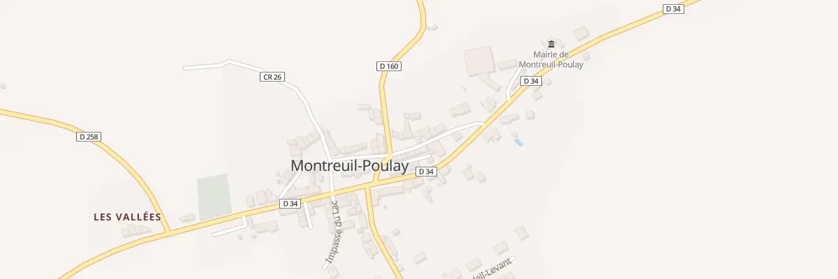Plan du 5 Imp des Jardins à Montreuil-Poulay