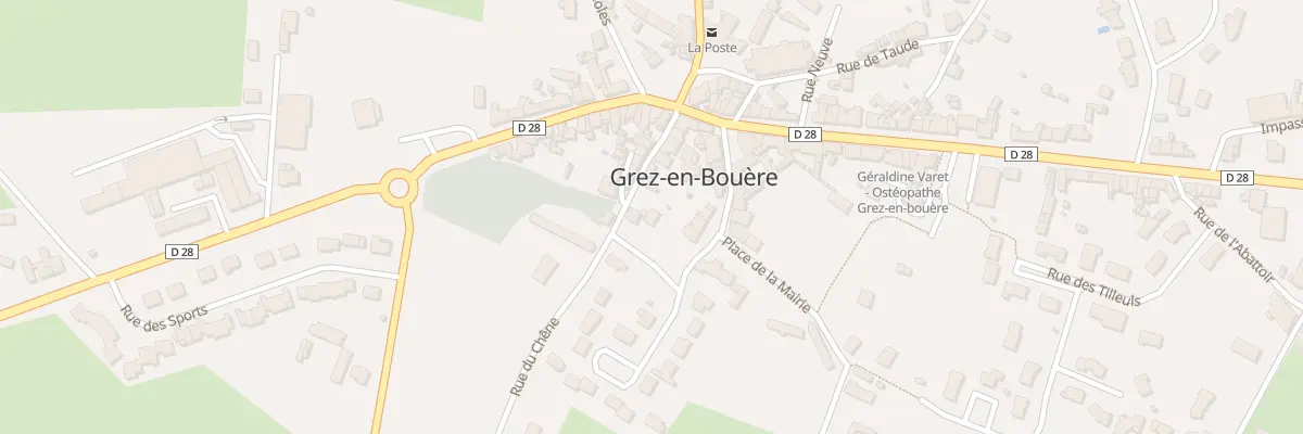 Plan du 1 Pl Alphonse Peigne à Grez-en-Bouère