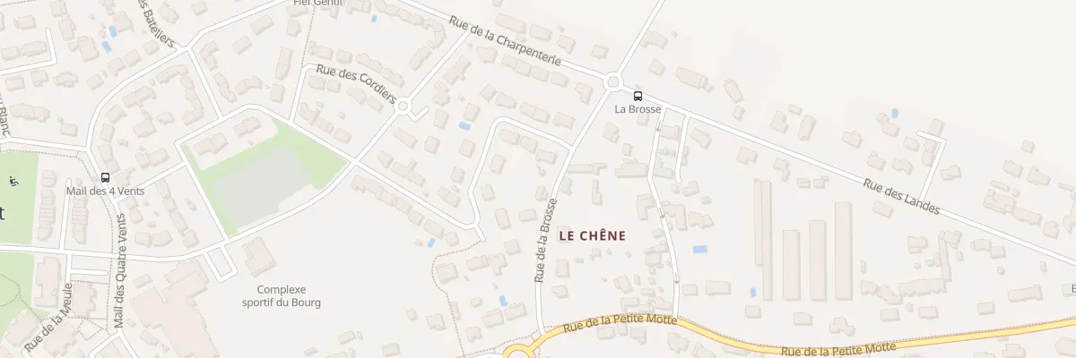 Plan du 5 Rue de la Brosse à Écouflant