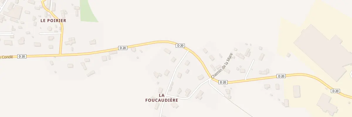 Plan du 51 La Foucaudière à Athis-Val de Rouvre