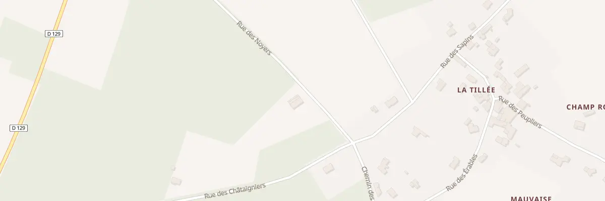 Plan du 11 Rue des Noyers à Écoyeux