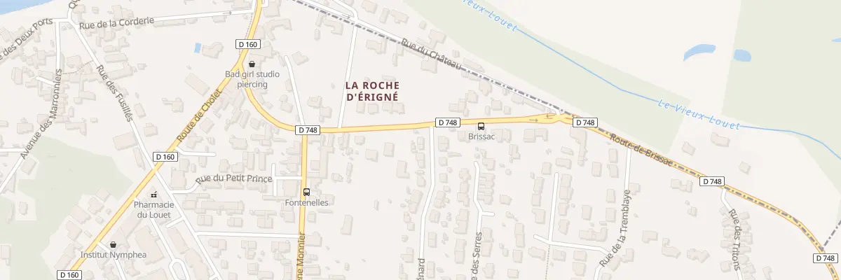 Plan du 2 Rue François Ménard à Mûrs-Erigné