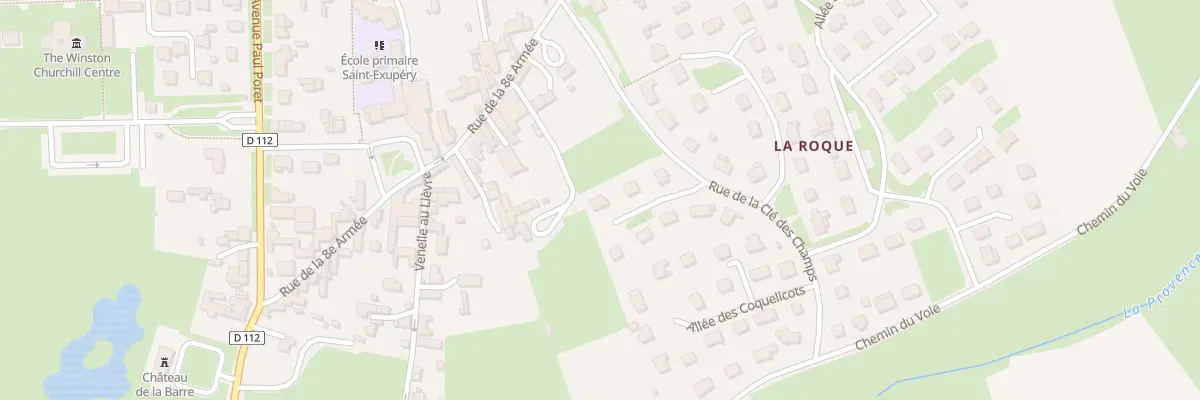Plan du 6 All des Bleuets à Ver-sur-Mer