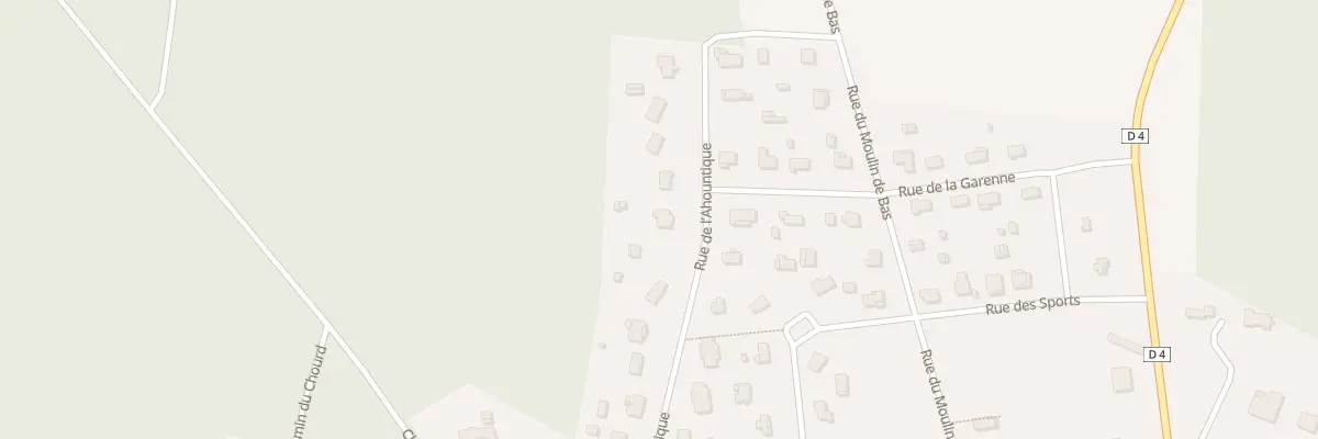 Plan du 29 Rue de l’Ahountique à Luxey