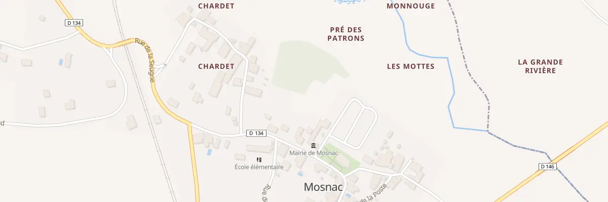 Plan du 42 Rue de la Seugne à Mosnac