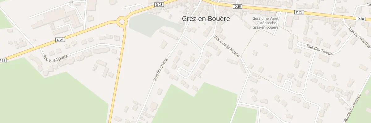 Plan du 14 Cité des Pelouses à Grez-en-Bouère