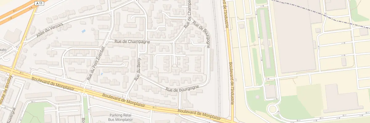 Plan du 7 Sq de Champagne à Angers