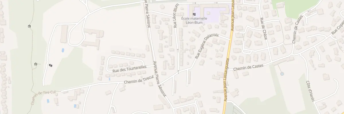 Plan du 8 Rue Léon Blum à Floirac