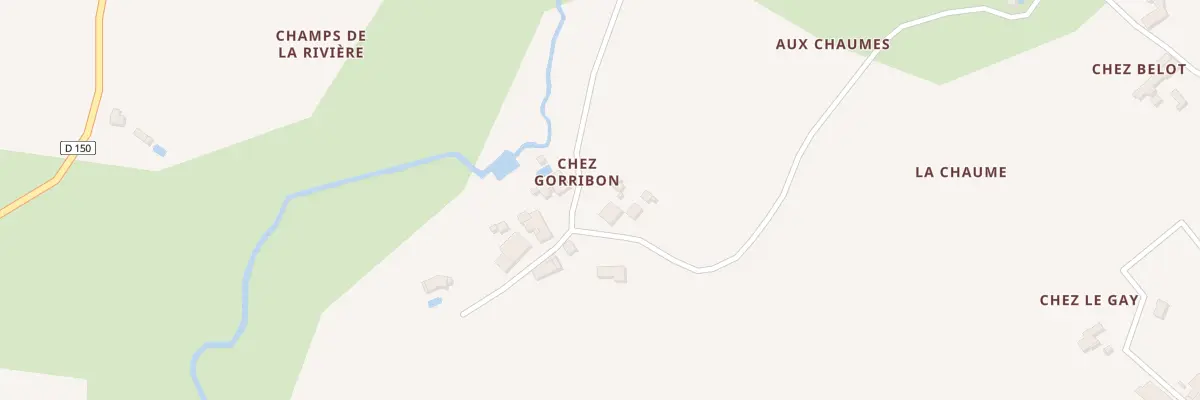 Plan du 39 Che de Goribon à Nieul-le-Virouil