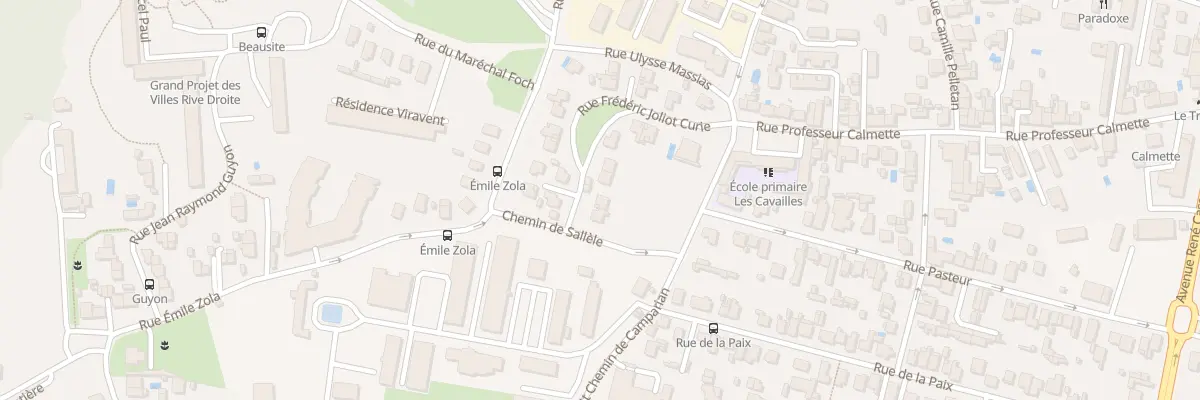 Plan du 14 Rue Frédéric Joliot-Curie à Cenon