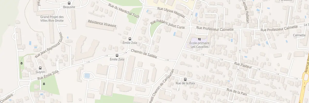 Plan du 16 Rue Frédéric Joliot-Curie à Cenon