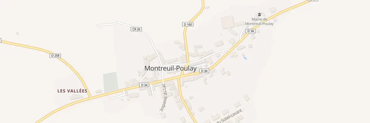 Plan du 175 Pl Saint Martin à Montreuil-Poulay