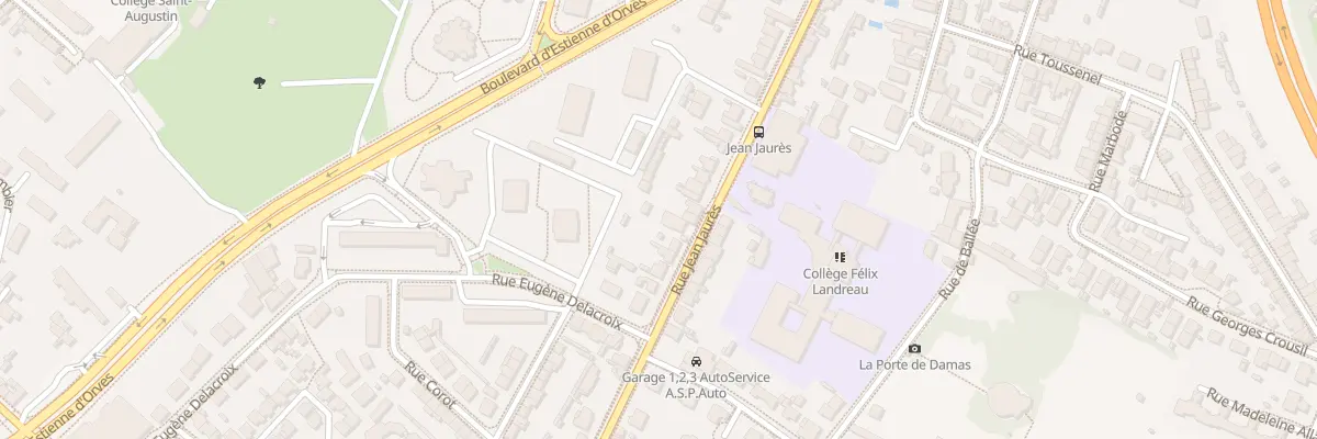 Plan du 56 Rue Jean Jaurès à Angers