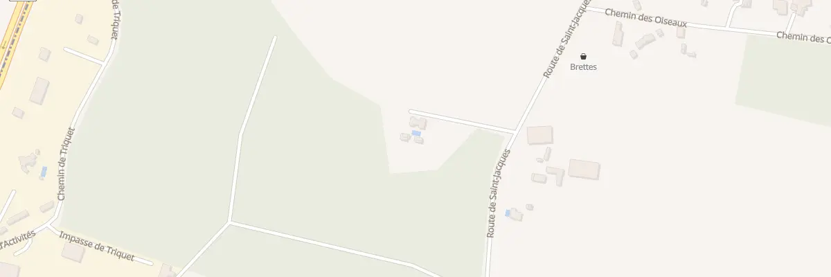 Plan du 1102 Rte de Saint-Jacques à Benquet